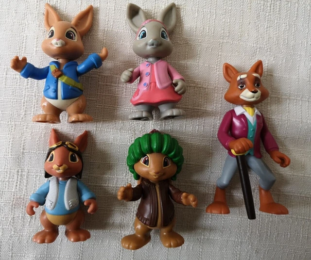 PETER RABBIT NICKELODEON Figures x 5 Set RARE Mr Tod Beatrix Potter. £ ...