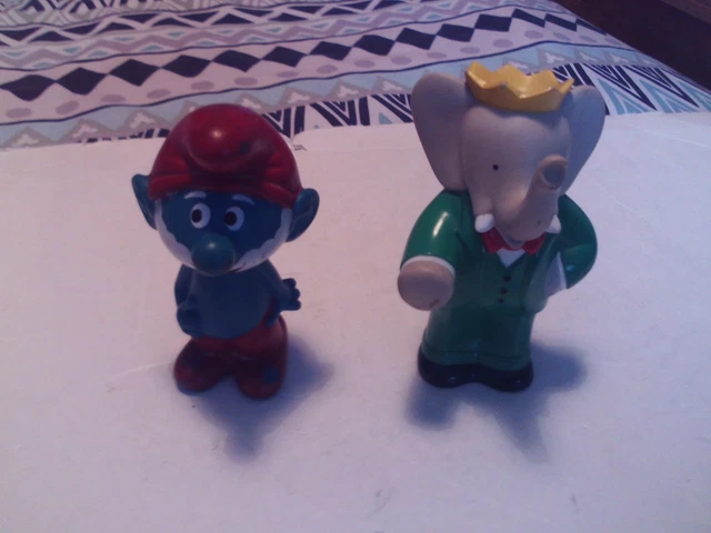 Figurine de Collection jouet Vintage Céleste la Femme de Babar l
