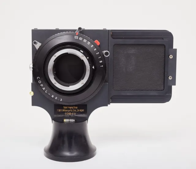 Cámara ancha Kapture Group con montaje Nikon F y técnica deslizante Mamiya 645