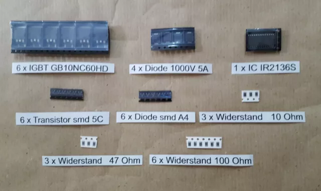 Reparatursatz für Miele Elektronik  ELP 265, ELP 266