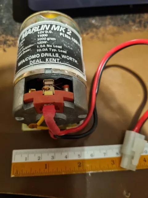 MFA Como 12V MARLIN Mk 2 Electric Motor ( 11000 rpm, 1000 g/cm torque)