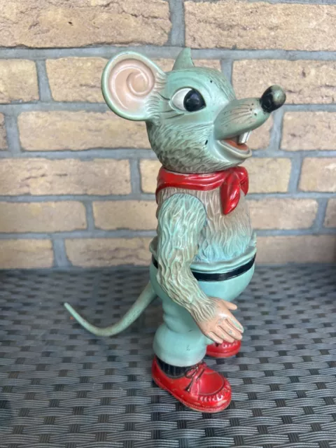 Salamander AG Werbefigur Maus ca.27 cm Mäusepiep Werbefigur alt  Vintage 2
