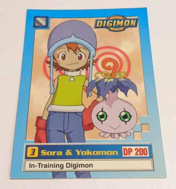 The Digimon Animated Series: Sora & Yokomon Card - 2000 - Bandai/Upper Deck