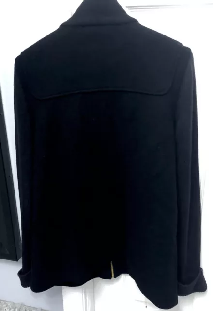 JONES NEW YORK Black Wool Blend Coat Jacket size 12 Women's $20.00 ...