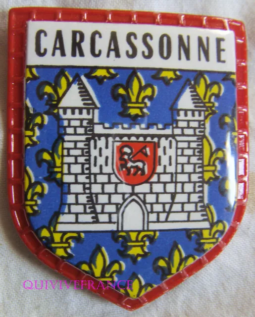 Ecu028 - Patch Ecusson  Blason Carcassonne