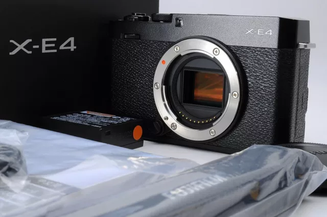 Fujifilm X-E4 Shutter Count: 1348 [Top MINT w/Box ] 26.1MP  Camera Black Japan.