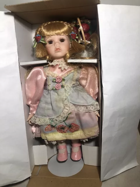 Heritage Signature Collection Strawberry Porcelain Doll 12331