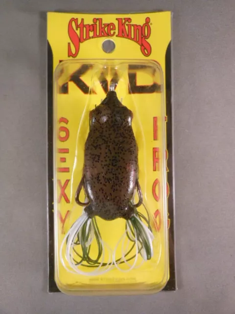 New Strike King KVD Sexy Frog Soft Body Topwater Bait GREEN PUMPKIN PEARL 5/8oz