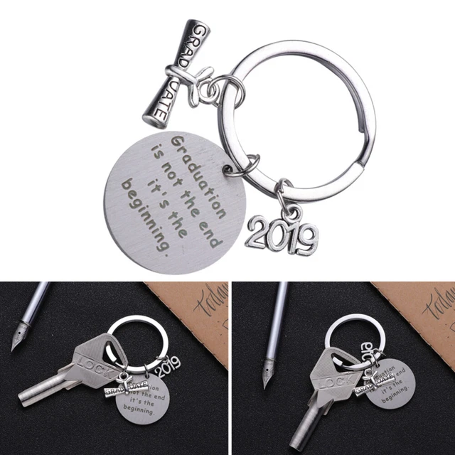 2019 Graduation Hanging Pendant Keychains Metal Keychain Key Chain 6