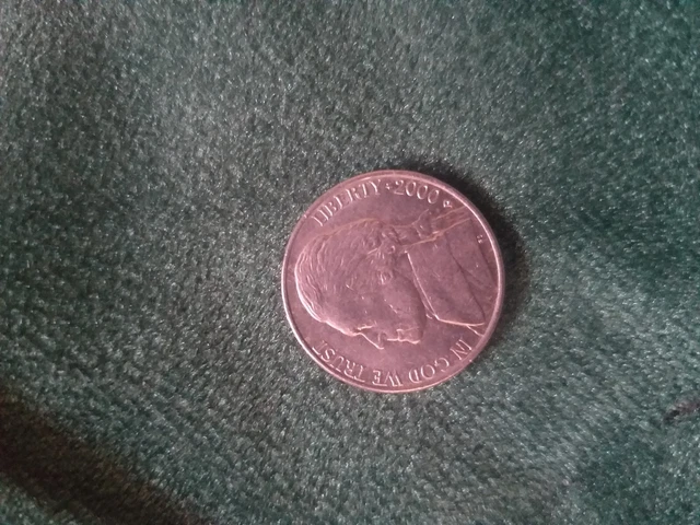 Moneda Liberty 5 cents 2000