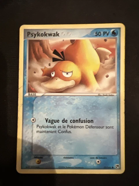 Carte Pokémon COMMUNE Psykokwak 73/100 EX Tempête de Sable Bloc EX FR
