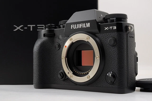 Mint in Box Fujifilm X-T3 26.1MP Digital Camera Black Body 29596 shots