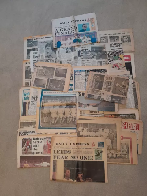 Leeds Utd Vintage Newspapers