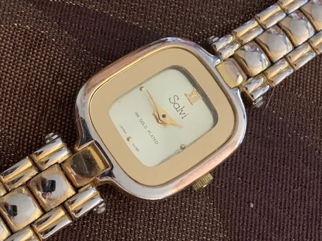 MONTRE FEMME SALVI 18k Gold Plated EUR 14,00 PicClick FR