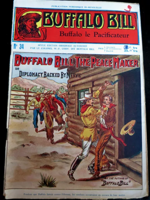 Buffalo-Bill ! fascicule ! Buffalo le pacificateur ! n°34 ! C63