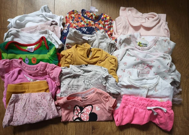 Abiti per bambina 16 pezzi estate 0-3 mesi pacchetto abiti pigiama top
