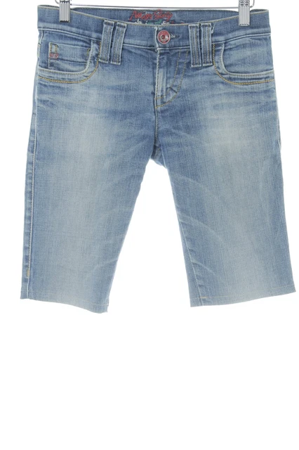 MISS SIXTY Caprihose Damen Gr. DE 34 blau Casual-Look