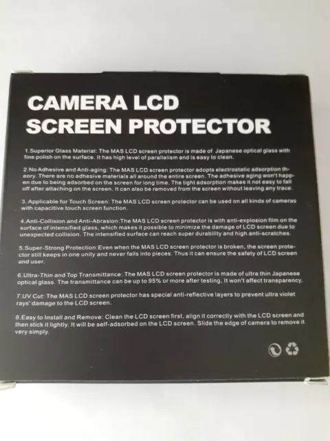 MAS Camera LCD screen protector for Nikon D5100 2