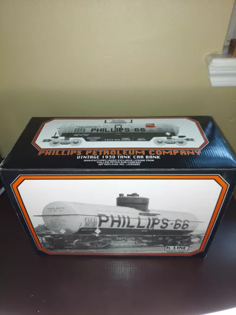 Phillips Petroleum Company Vintage 1930 Tank Car Bank 2