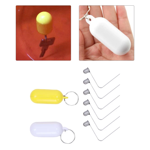 Kayak Paddle Spring Snap Button Clips Flottante Porte-clés Clé Étanche