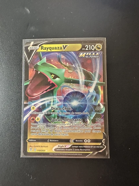 Carte Rayquaza - Ultra rare de Pokémon Épée et Bouclier Évolution