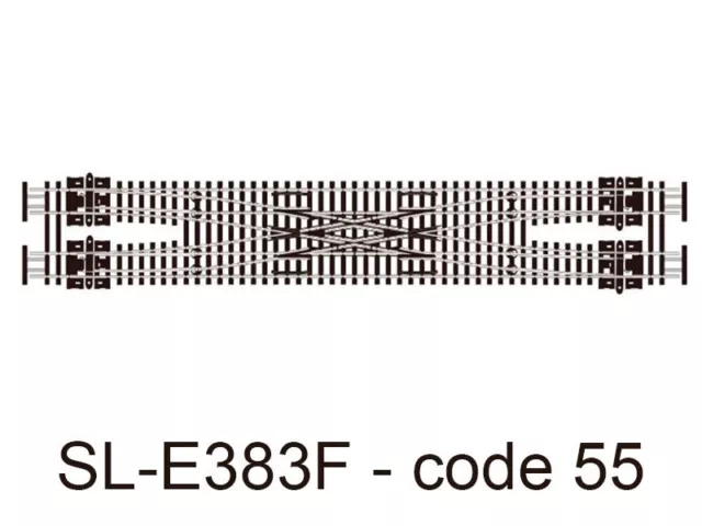 Peco SL-E383F - Bretelle electrofrog - code 55 échelle N