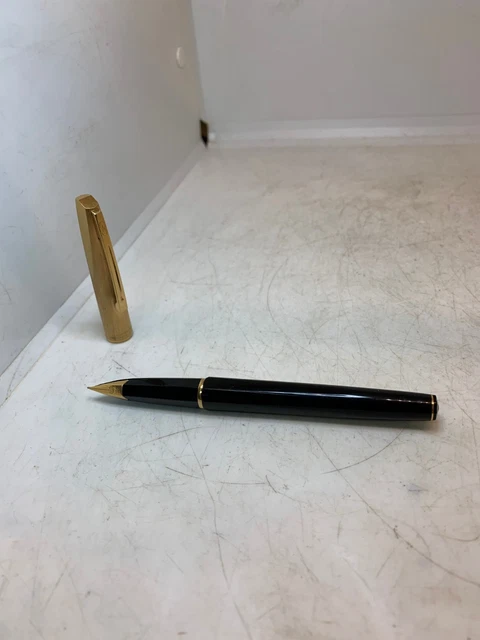 Stylo Plume Ancien Waterman En Plaque Or Avec Plume En Or - Occasion, Pièce De Collection