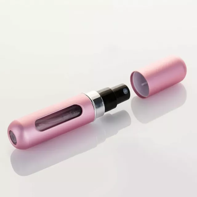 1 or 3pcs Mini Portable Perfume Travel Atomiser Refillable Bottle 5ml Pump Spray 3