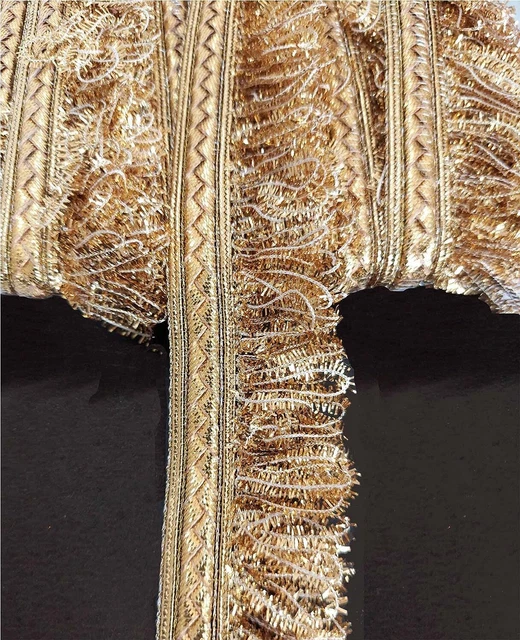 Fulzar Fringes Tassel Lace Trimmings Ribbon Dupatta Lehenga Saree Anarkali 9 Mtr