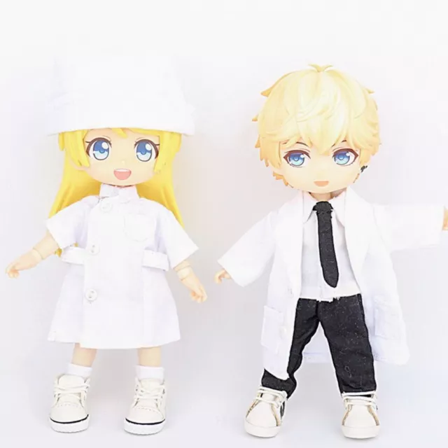 Idol Dolls Shorts Tops White Coat Clothes Plush Doll's Pants White Coat Outfit
