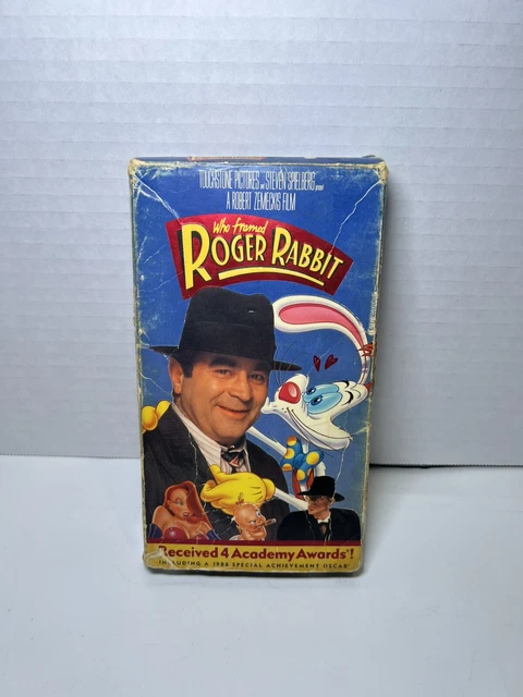 VTG WHO FRAMED Roger Rabbit - VHS - 1988 - Bob Hoskins Steven Spielberg ...