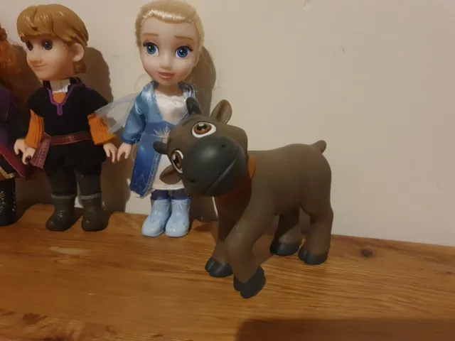 Disney Frozen Mini Toddler Petite 6” Princess Dolls Elsa, Anna, Kristoff Sven 2
