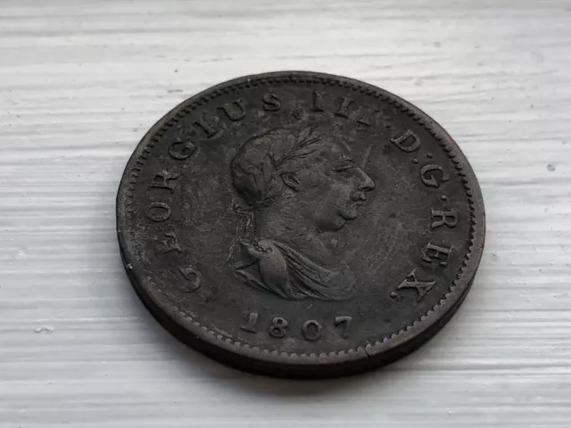 George III  Half-Penny Coin  1807 3