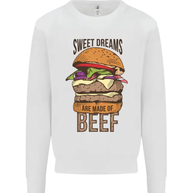 Felpa maglione da uomo Food Sweet Dreams Beef Funny Chef barbecue cuoco 2