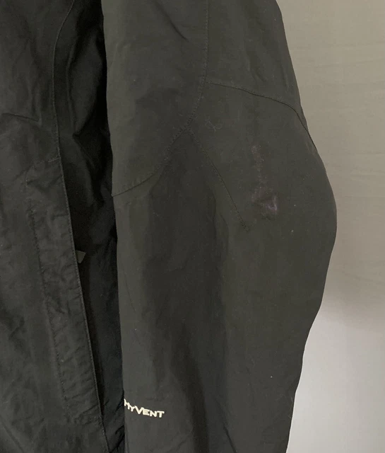 THE NORTH FACE HYVENT COAT / BLACK JACKET - Men's Size M Medium 3