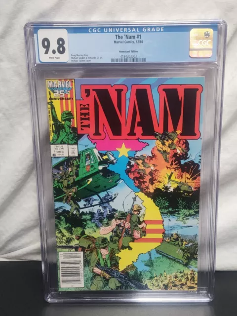 🔑🔥🔥🔥 Nam, The (1986) #1 RARE NEWSSTAND CGC 9.8 NM/MT 203003