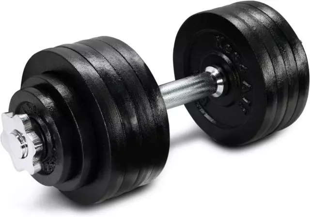 Juego de 52,5 lb Juego de Pesas Hierro Mancuernas Para Ejercicios En Casa Para Hombre