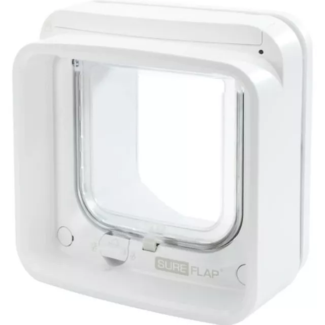 SUREFLAP Chatiere a Puce électronique Connecté - Blanc - 142 mm x 120 mm (Liv...