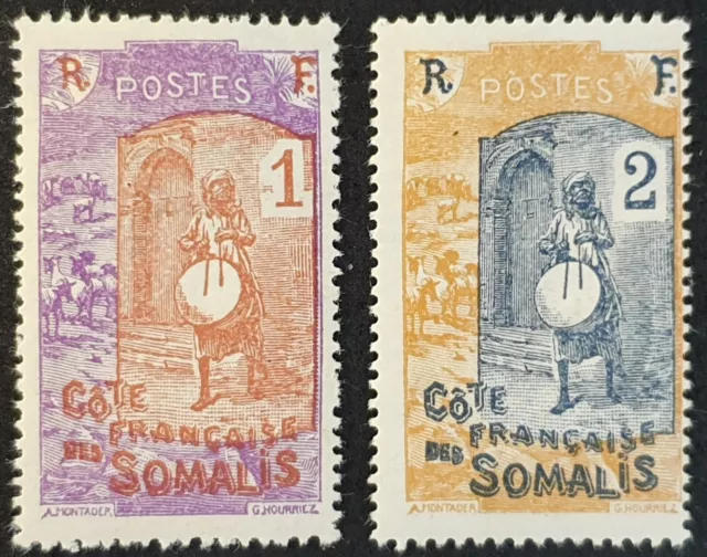 DUZIK S: French Somali Coast 1915 SG168/9 M/M stamps (Nos2613)**