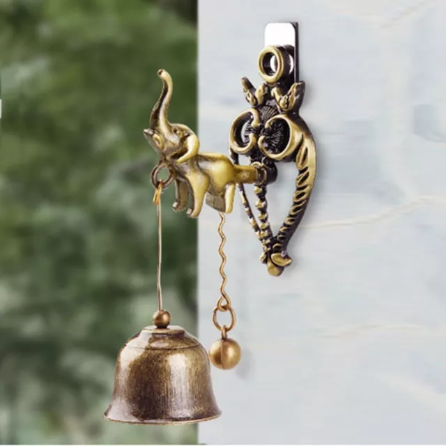 Owl shape Horse Animal Doorbell Wall Hanging Ornaments Wind Chime Metal Bell