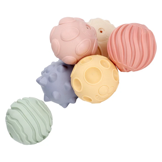 Baby Sensory Ball Textured Squeeze Ball Food Grade Plastic For Kindergarten