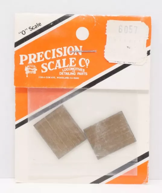 Precision Scale 6057, Doors, Coal or Wood, Tender (use #6002 guides), O Scale