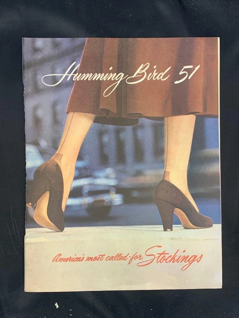 Magazine Ad* - 1948 - Hummingbird 51 Nylon Stockings