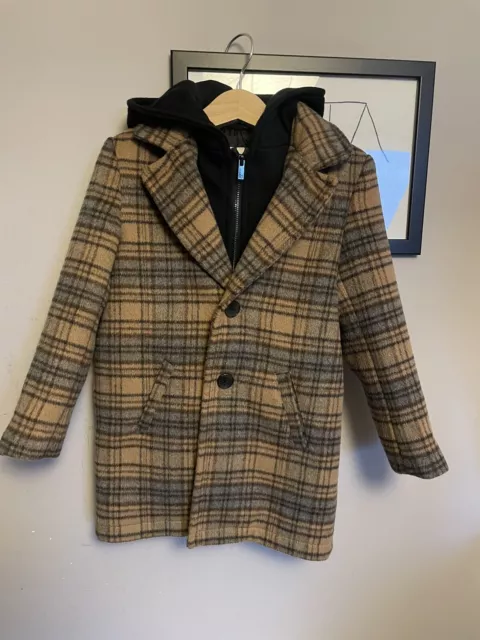Cappotto Pea intelligente River Island per bambini con cappuccio taglia 4-5 anni