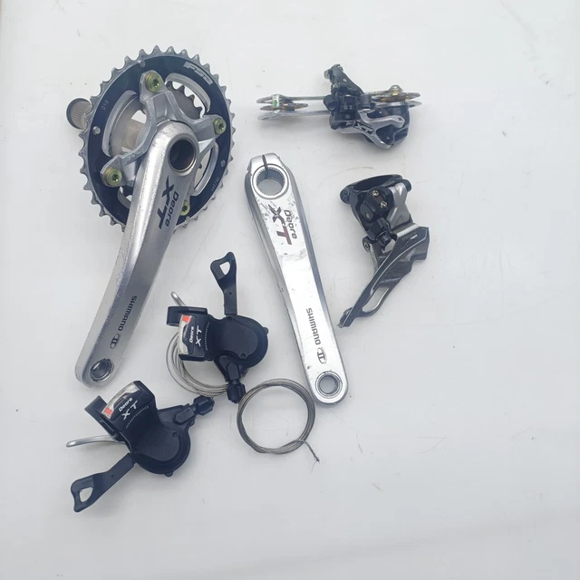 Pédalier Triple Vintage Shimano Deore FC-MT60 - 170 Mm - 74/110 BCD - VTT Années 80