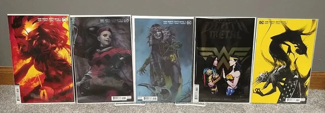 ⭐️ DARK KNIGHTS DEATH METAL  1 2 3 7 Variants 5 Book Lot DC 2020 ⭐️