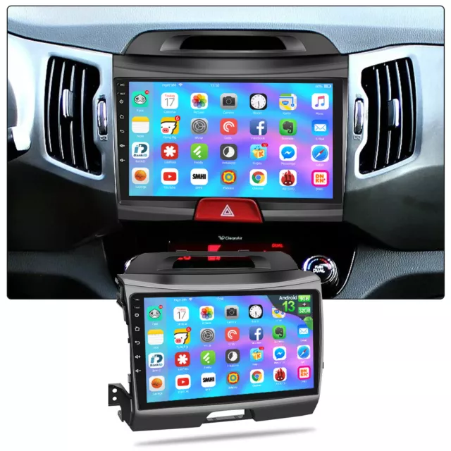 32GB For KIA Sportage 3 2010-2016 Android 13 Car Stereo radio GPS Navi Head Unit
