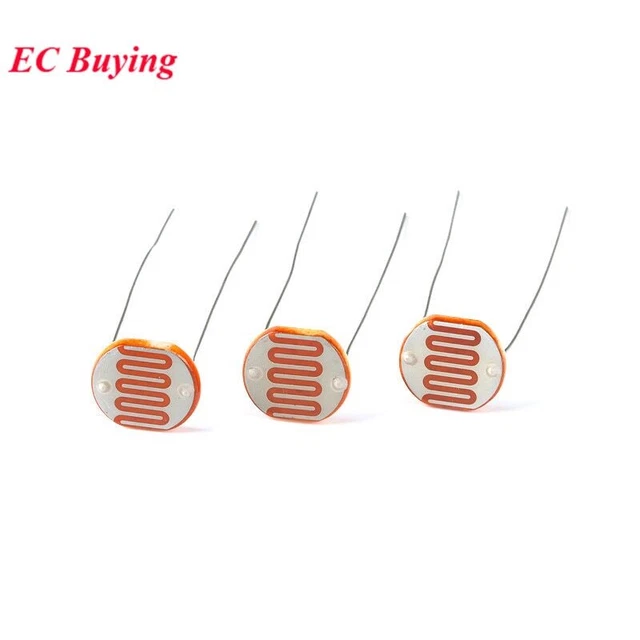 100pcs 5516 Light Sensitive Resistor 5mm Photoelectric Switch Element
