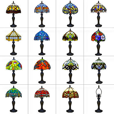 Tiffany Table Lamp Multicolored Handcraft Glass Size 10 Inch Wide Christmas Gift