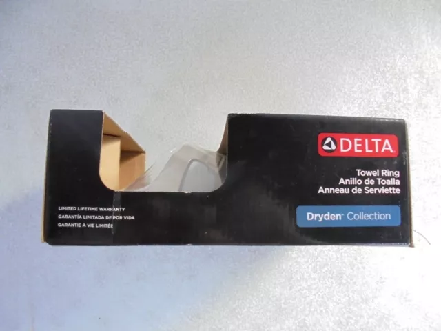 Delta Dryden Open Towel Ring in Champagne Bronze -  75146-CZ 3